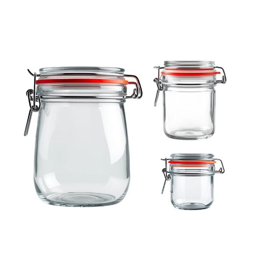 200ml, 400ml & 800ml | weck set | glazen potten