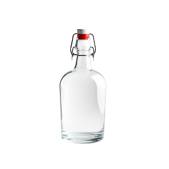 350ml | platte fles met beugelsluiting