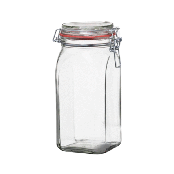 1500ml | glazen weckpot | grote opbergpot - Afbeelding 4